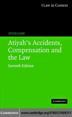 Atiyah's Accidents, Compensation and the Law (eBook, PDF) - Cane, Peter