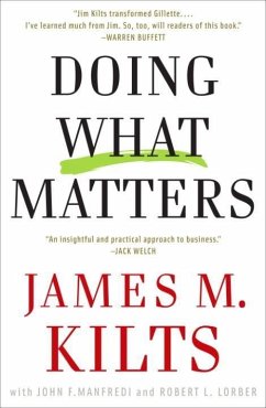 Doing What Matters (eBook, ePUB) - Kilts, James M.; Manfredi, John F.; Lorber, Robert L.