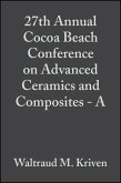 27th Annual Cocoa Beach Conference on Advanced Ceramics and Composites - A, Volume 24, Issue 3 (eBook, PDF)