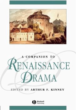 A Companion to Renaissance Drama (eBook, PDF)