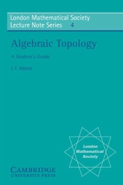 Algebraic Topology (eBook, PDF) - Adams, J. F.