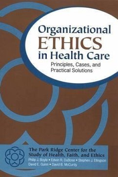 Cover Organizational Ethics in Health Care (eBook, PDF)