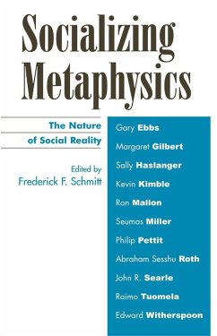 Socializing Metaphysics (eBook, ePUB) - Schmitt, Frederick F.