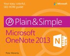 Microsoft OneNote 2013 Plain & Simple (eBook, ePUB)