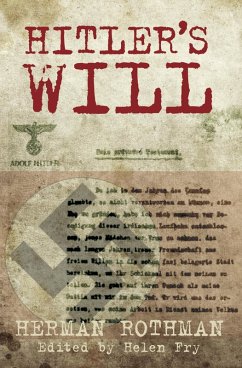Hitler's Will (eBook, ePUB) - Rothman, Herman