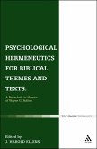 Psychological Hermeneutics for Biblical Themes and Texts (eBook, PDF)
