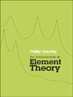Introduction to Element Theory (eBook, PDF) - Backley, Phillip