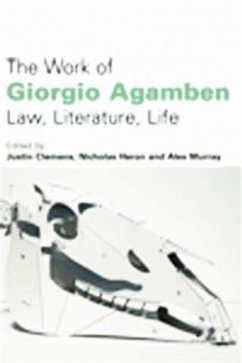 Cover Work of Giorgio Agamben (eBook, PDF)
