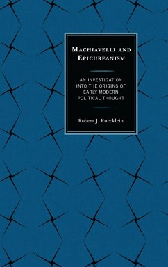 Cover Machiavelli and Epicureanism (eBook, ePUB)