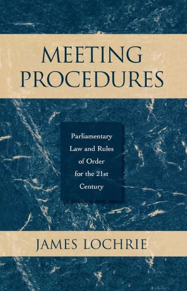 Meeting Procedures (eBook, ePUB)