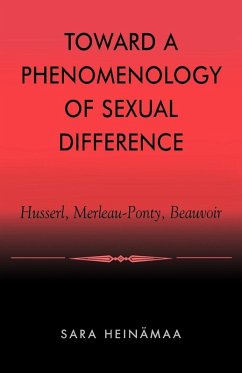 Cover Toward a Phenomenology of Sexual Difference (eBook, ePUB)