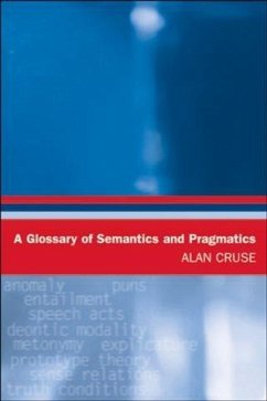 Cover Glossary of Semantics and Pragmatics (eBook, PDF)