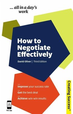 How to Negotiate Effectively (eBook, ePUB) - Oliver, David