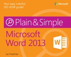 Microsoft Word 2013 Plain & Simple (eBook, ePUB)