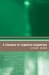 Glossary of Cognitive Linguistics... - Bild 1