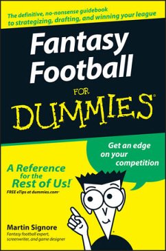 Fantasy Football For Dummies (eBook, ePUB) - Signore, Martin