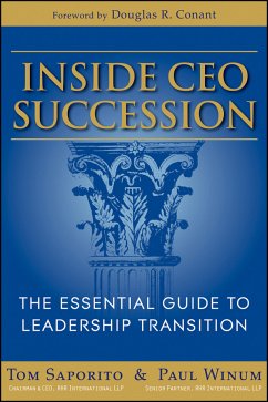Inside CEO Succession (eBook, ePUB) - Saporito, Thomas J.; Winum, Paul