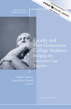 Faculty and First-Generation College Students (eBook, ePUB)