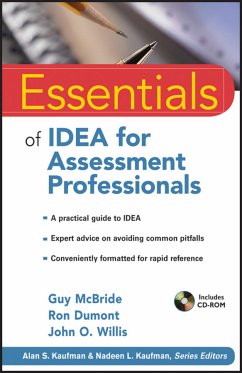 Essentials of IDEA for Assessment Professionals (eBook, PDF) - Mcbride, Guy; Dumont, Ron; Willis, John O.