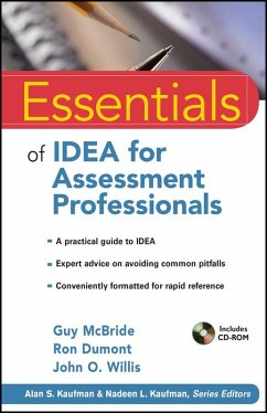 Essentials of IDEA for Assessment Professionals (eBook, PDF) - Mcbride, Guy; Dumont, Ron; Willis, John O.