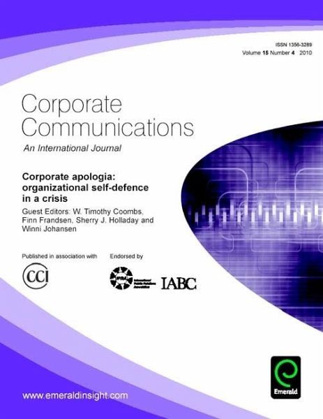 Corporate Apologia (eBook, PDF) Corporate Apologia (eBook, PDF)