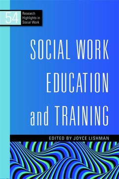 Cover Social Work Education and Training (eBook, ePUB)