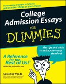 College Admission Essays For Dummies (eBook, ePUB)