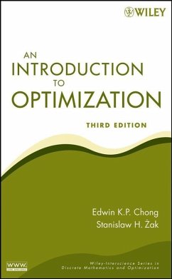 An Introduction to Optimization (eBook, PDF) - Chong, Edwin K. P.; Zak, Stanislaw H.