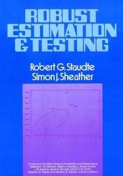 Robust Estimation and Testing (eBook, PDF) - Staudte, Robert G.; Sheather, Simon J.
