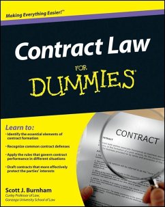 Contract Law For Dummies (eBook, PDF) - Burnham, Scott J.
