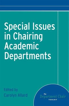 Cover Special Issues in Chairing Academic Departments (eBook, ePUB)