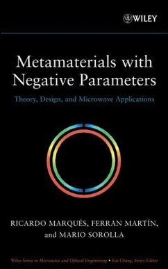 Metamaterials with Negative Parameters (eBook, ePUB) - Marques, Ricardo; Martin, Ferran; Sorolla, Mario