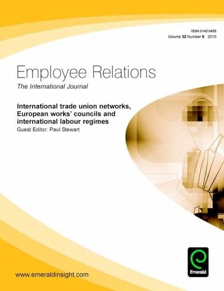 International Trade Union Networks, European Works Councils and International Labour Regimes (eBook, PDF)
