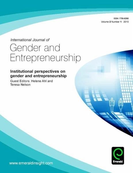Institutional Perspectives on Gender and Entrepreneurship (eBook, PDF) Institutional Perspectives on Gender and Entrepreneurship (eBook, PDF)
