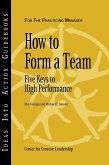 How to Form a Team (eBook, PDF)