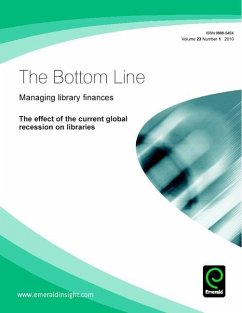 Cover effect of the global recession on libraries (eBook, PDF)