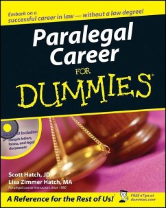 Paralegal Career For Dummies (eBook, ePUB) - Hatch, Scott A.; Hatch, Lisa Zimmer