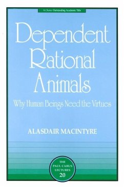 Dependent Rational Animals (eBook, ePUB) - Macintyre, Alasdair