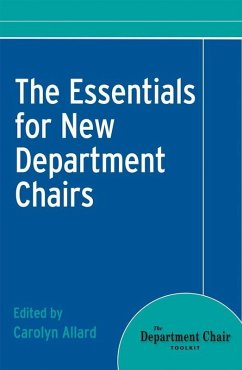 The Essentials for New Department Chairs (eBook, ePUB)
