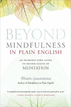 Beyond Mindfulness in Plain English (eBook, ePUB) - Gunaratana, Henepola