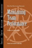 Maintaining Team Performance (eBook, ePUB)