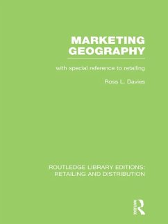 Cover Marketing Geography (RLE Retailing and Distribution) (eBook, PDF)