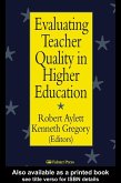 Evaluating Teacher Quality in Higher Education (eBook, ePUB)