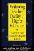 Evaluating Teacher Quality in Higher Education (eBook, PDF)