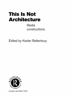 Cover This is Not Architecture (eBook, ePUB)