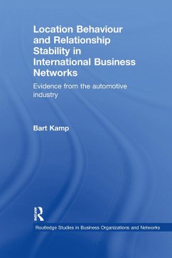 Location Behaviour and Relationship Stability in International Business Networks (eBook, ePUB) - Kamp, Bart