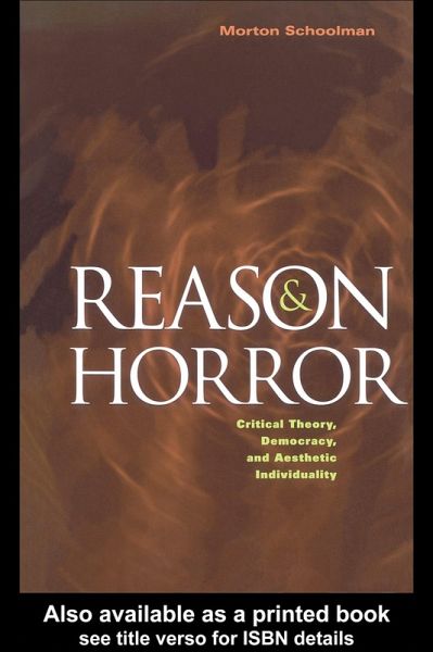 Reason and Horror (eBook, ePUB) Reason and Horror (eBook, ePUB)