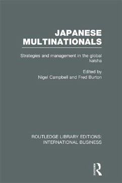Cover Japanese Multinationals (RLE International Business) (eBook, PDF)