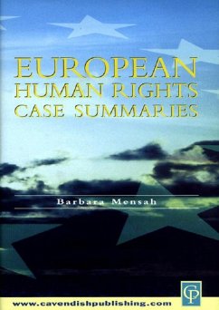 Cover European Human Rights Case Summaries (eBook, ePUB)
