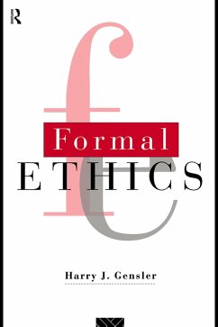 Formal Ethics (eBook, PDF) - Gensler, Harry J.